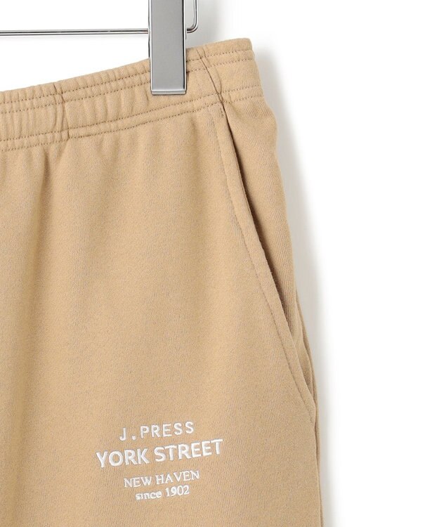 J.PRESS YORK STREET 【UNISEX】ワンポイントスウェットパンツ ライトイエロー系