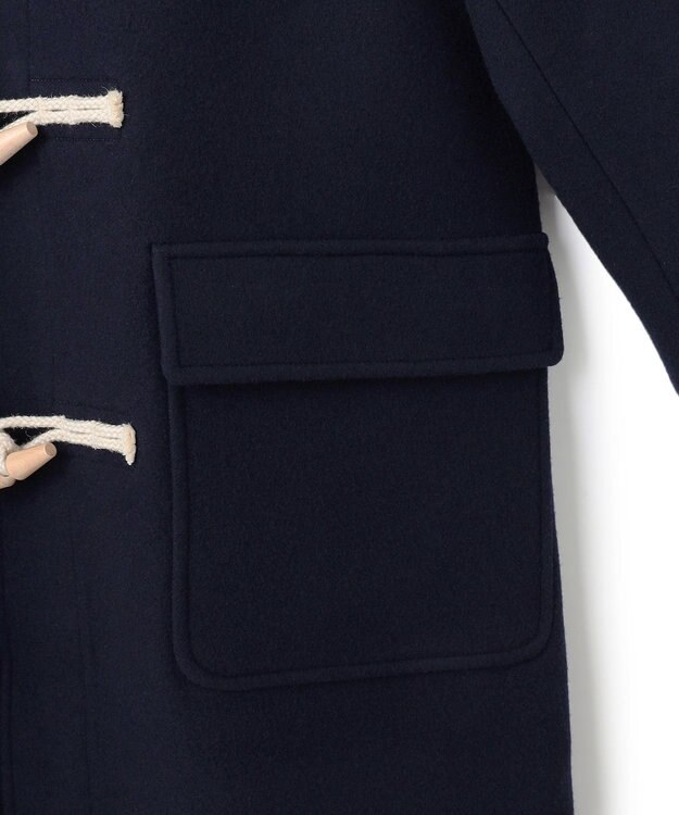 J.PRESS YORK STREET 【UNISEX】メルトンダッフルコート ネイビー系