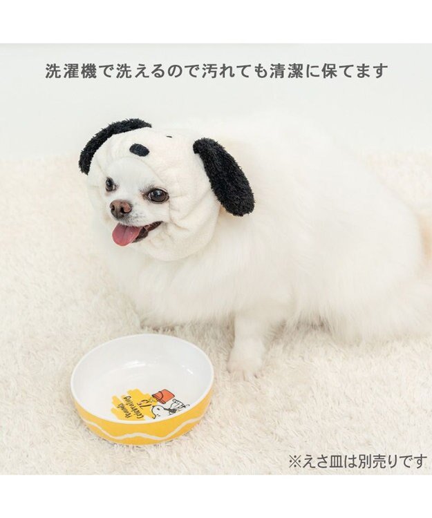 PET PARADISE スヌーピー スヌード 小型犬 ４Ｓ～３Ｓ / ＳＳ～Ｓ ホワイト