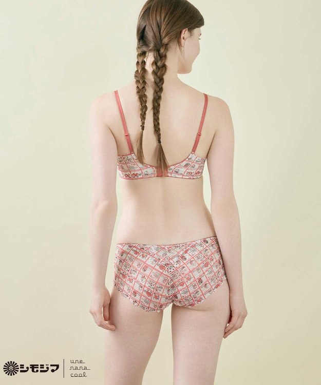 une nana cool MADE WITH シモジマ 特別な日以外の364日つけたくなるブラ 364ブラ レース レッド