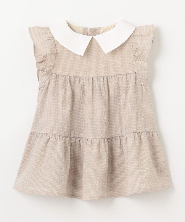 組曲 KIDS 【110-140㎝】ティアード チュニック ベージュ