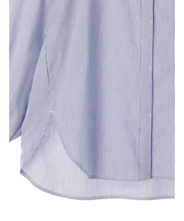 AMERICAN HOLIC フリルバンドカラーシャツ Stripe