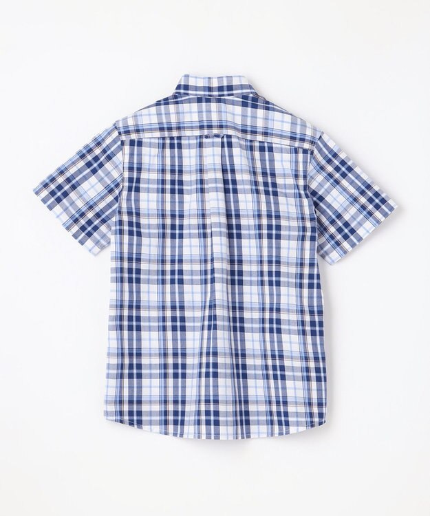 J.PRESS KIDS 【140-170cm】ロゴプリント チェックシャツ ネイビー系4