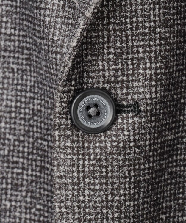 JOSEPH ABBOUD 【キングサイズ・ストレッチ/ソフト/軽量/JAPANファブリック】ストレッチベロア ジャケット ライトグレー系