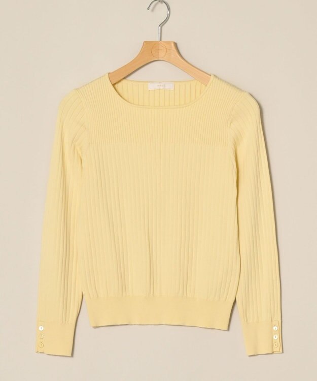 ONWARD Reuse Park 【any SiS】ニット春夏 イエロー