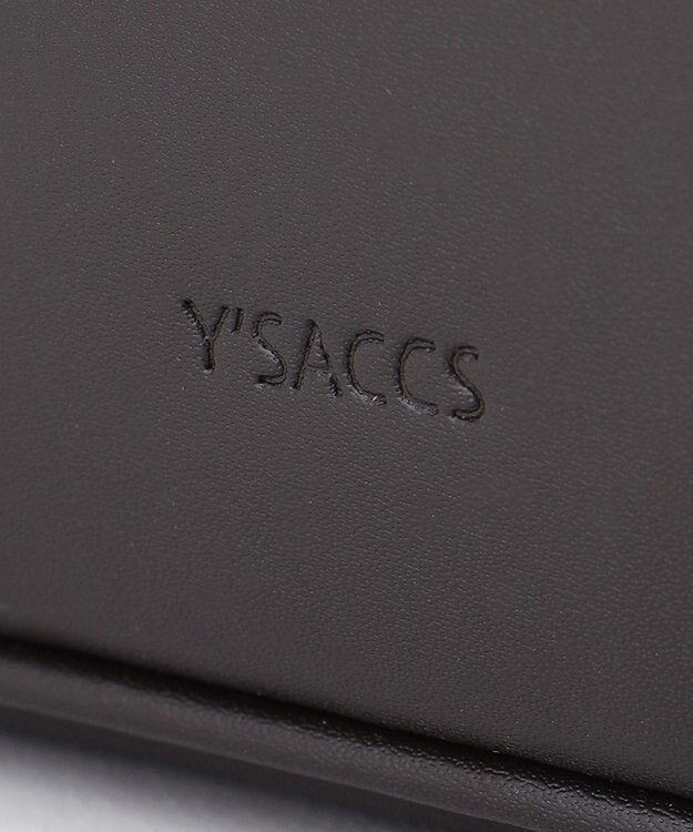Y'SACCS モノグラムジャカード　ハーフムーンショルダー チョコ