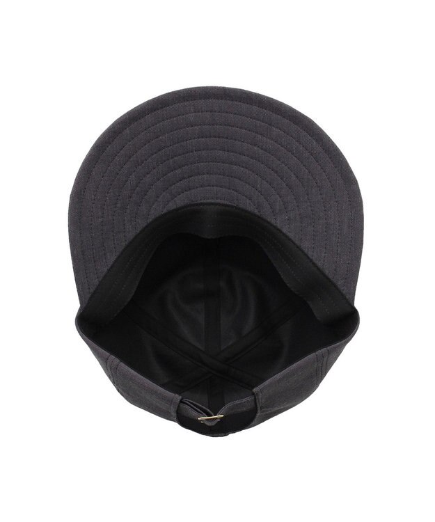 MOONBAT 【遮光100％/遮熱/UVカット】FURLA(フルラ)アーチロゴ ロングつば キャップ 帽子  手洗い可能/日本製 ディープブルー