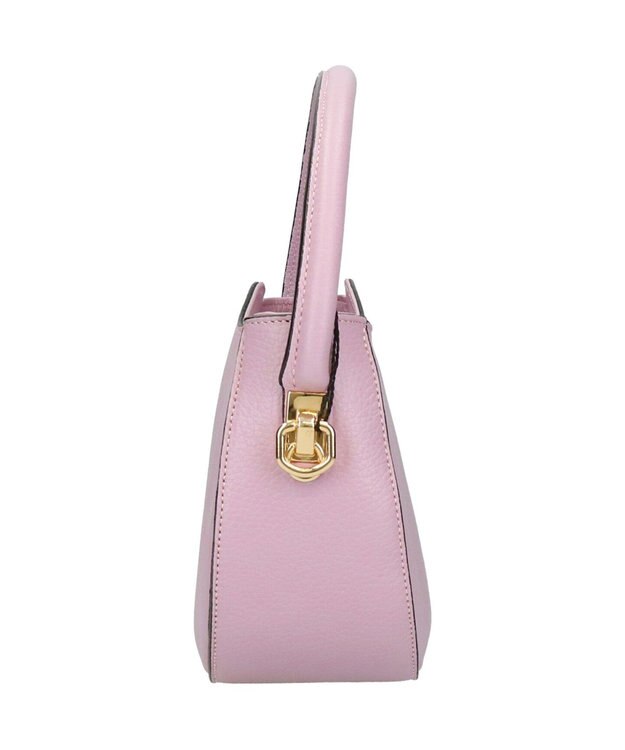 INTER-CHAUSSURES 【ANDREA CARDONE】ウェーブカットレザーハンドバッグ ラベンダー