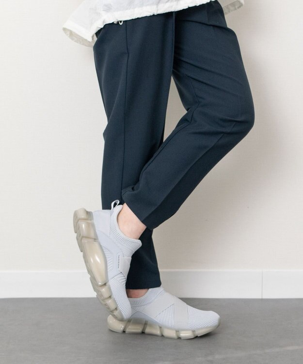 Bridget Birkin 【VINCULUM】エラスティックコラボスニーカー ライトグレー雑材