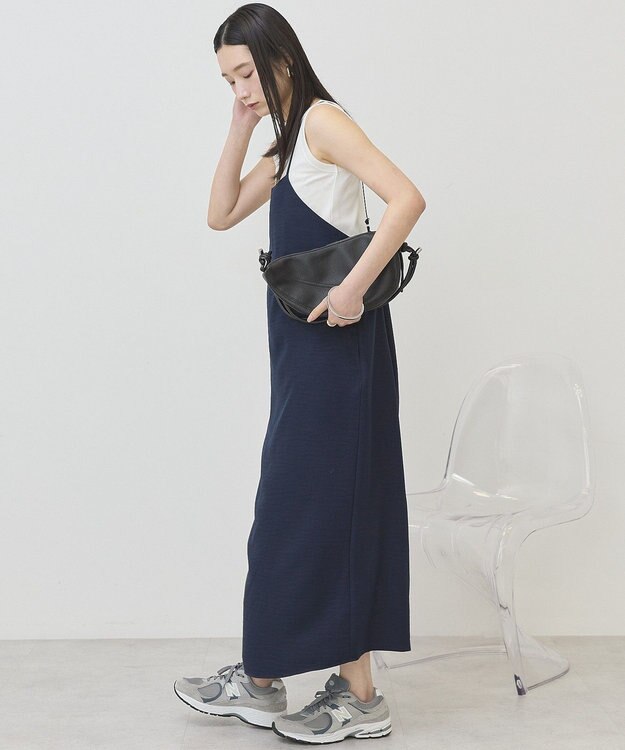 AMERICAN HOLIC リネンライクＩラインキャミワンピース Dark Navy