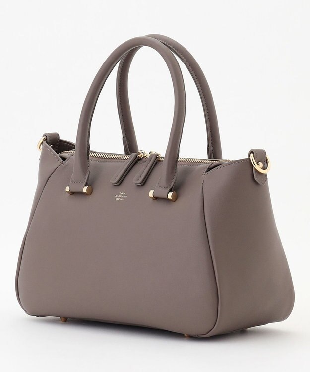 J.PRESS LADIES 【WEB限定カラーあり・2way】curve ボストン バッグ モカ系