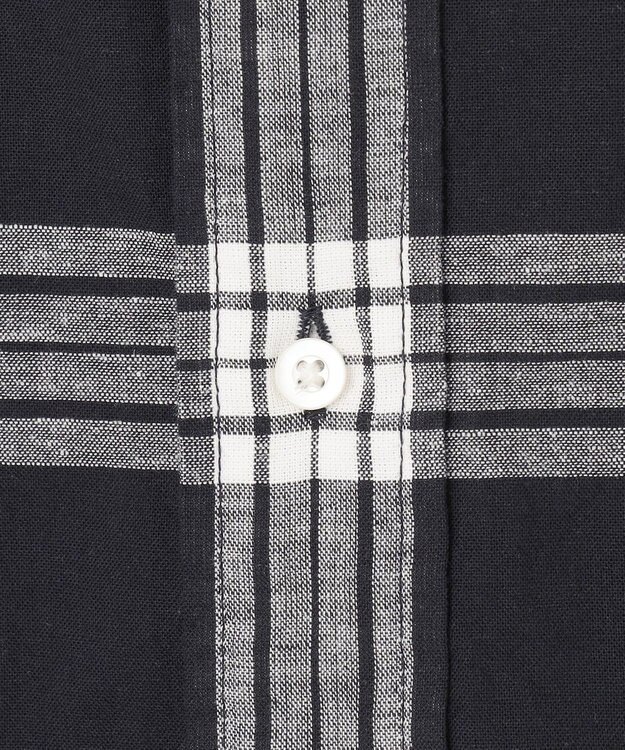 J.PRESS YORK STREET 【UNISEX】マドラスチェック ボタンダウンシャツ ブラック系4