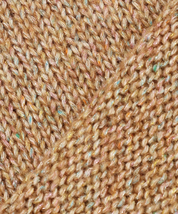 23区 【洗える】マーブルルレックスリリー バルキーニット キャメル系