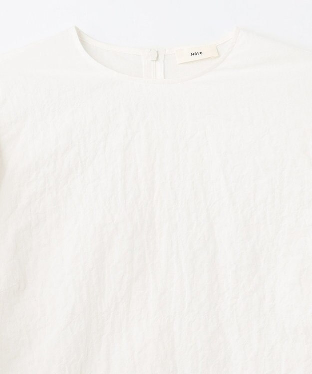 NAVE 【Nave】クラッシュコットン ブラウス ホワイト系