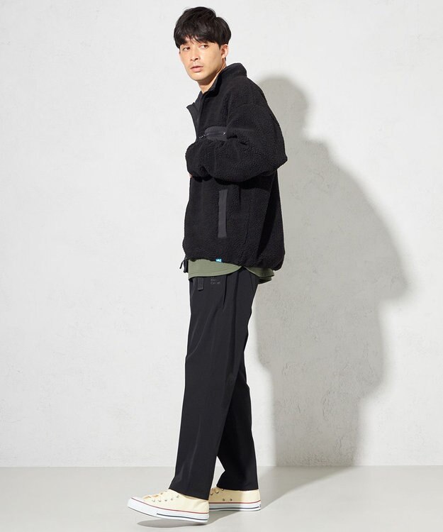 SHARE PARK MENS 【UNISEX】ボアフリースジャケット（L・XLサイズ） ブラック