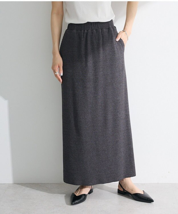 Green Parks ・ＥＬＥＮＣＡＲＥ　ＤＵＥ　リブナロースカート Dark Gray