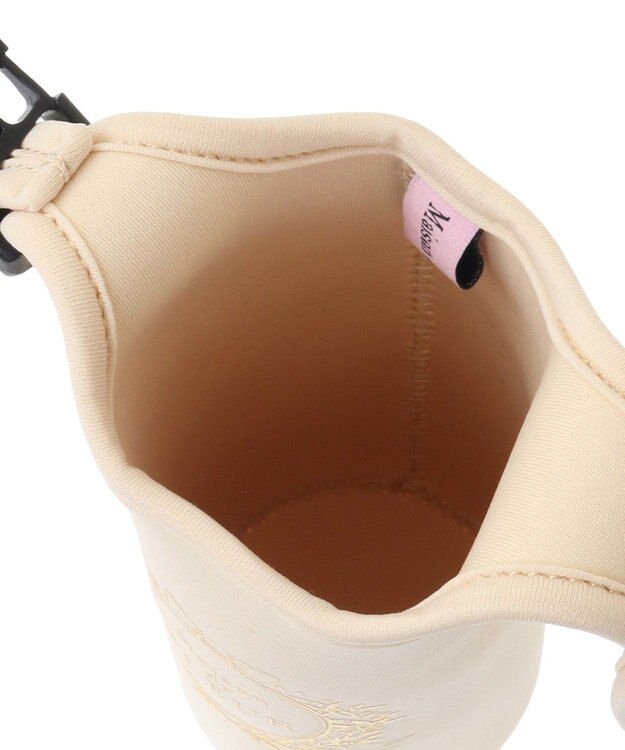 Maison de FLEUR フレームロゴボトルケース Light Beige