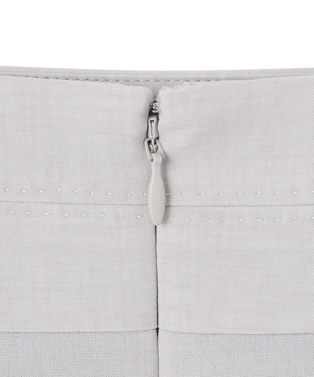 ICB 【接触冷感・速乾・防シワ・洗える】 レーヨンライクトロ タイトスカート ライトグレー系