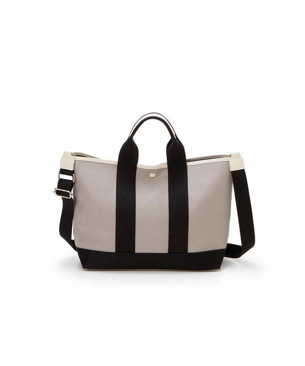 TOPKAPI 【Breath TOPKAPI】SCOTCH GRAIN スコッチグレイン ショルダー付き A4 トート バッグ グレージュ