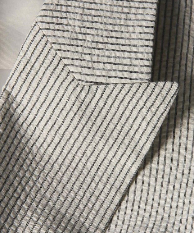 Paul Smith ストライプ シアサッカー ダブルブレスト ジャケット ベージュ