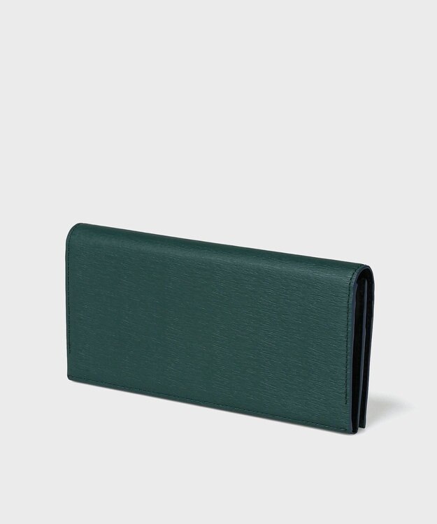 Paul Smith クロップドロゴ 長財布 ダークグリーン