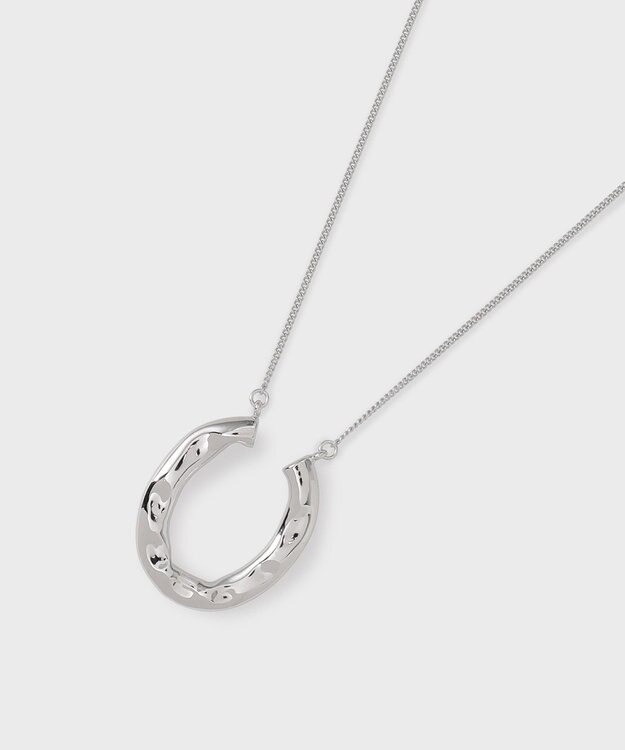 GRACE CONTINENTAL チャンキートップネックレス シルバー