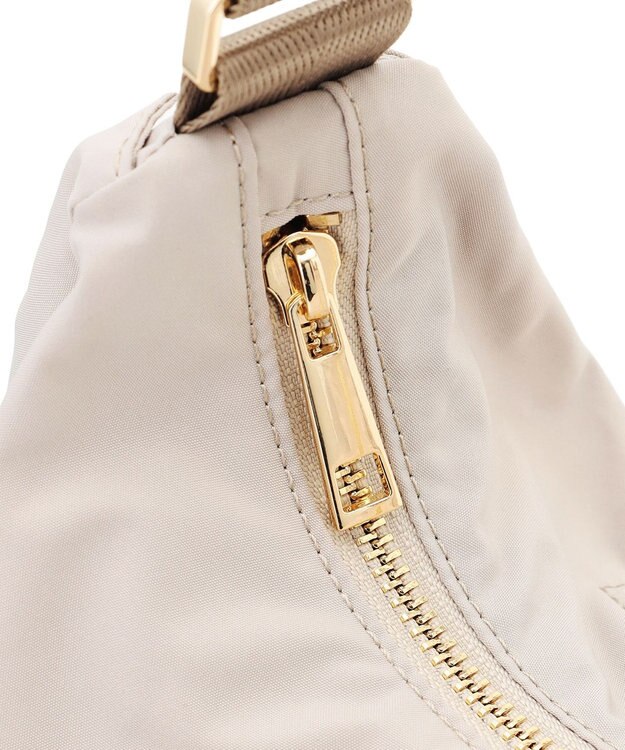 23区 ドロ－ストリング ショルダーバッグ(L) ベージュ系