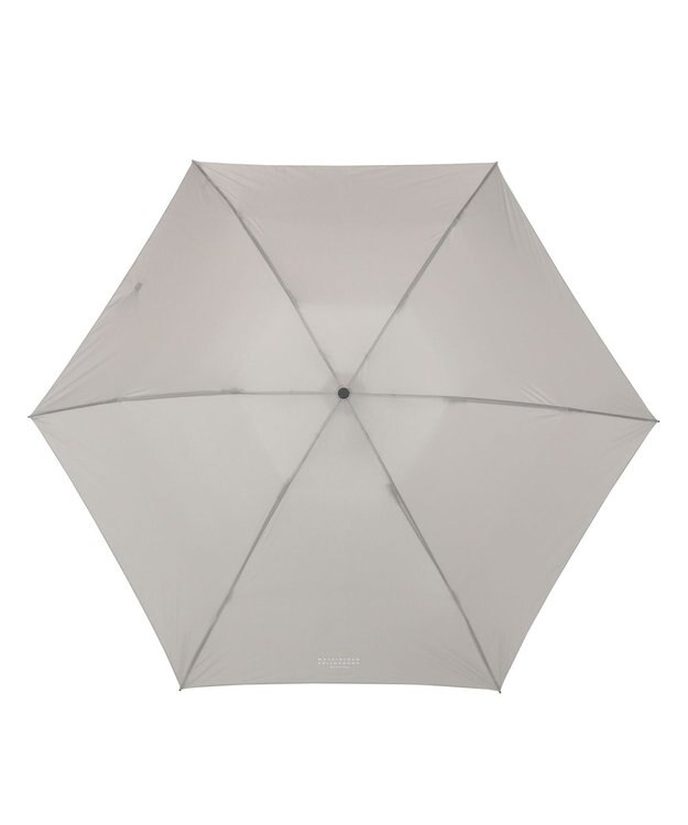 MOONBAT 【大きめ】マッキントッシュ フィロソフィー 折りたたみ傘 Barbrella 超軽量 約105g 無地 55cm ライトグレー
