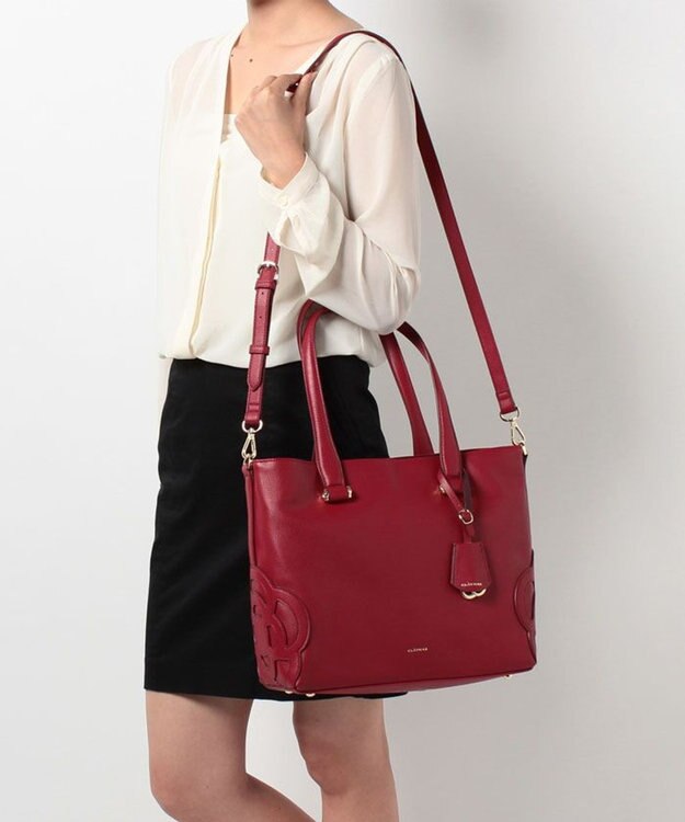 CLATHAS カレン　トートバッグ レッド