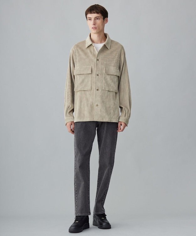 UNFILO MENS 【男女兼用】リラックス コーデュロイ ブルゾン ベージュ