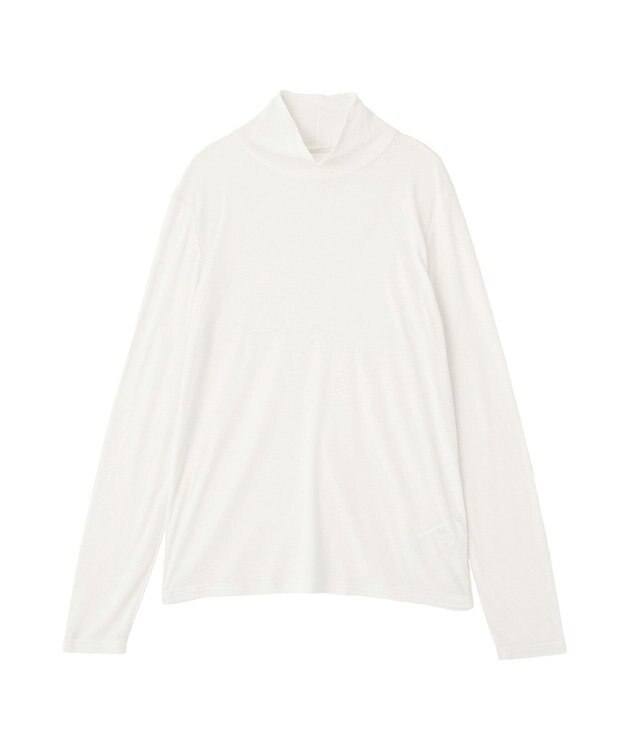Green Parks シアーリブタートルプルオーバー Ecru