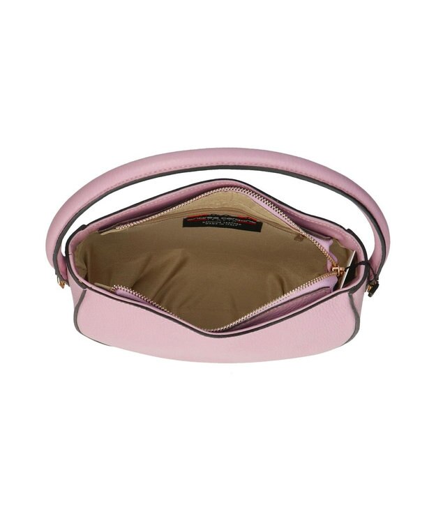 INTER-CHAUSSURES 【ANDREA CARDONE】ウェーブカットレザーハンドバッグ ラベンダー