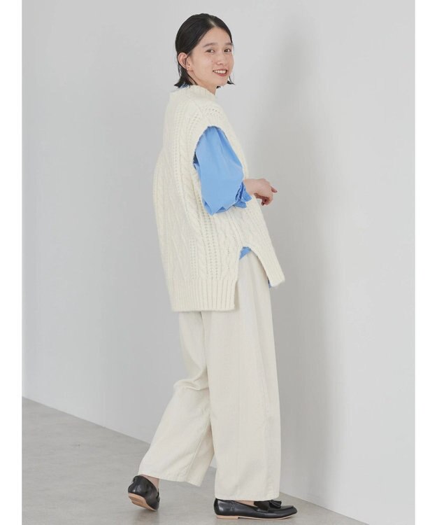 AMERICAN HOLIC コーデュロイコクーンパンツ Ivory