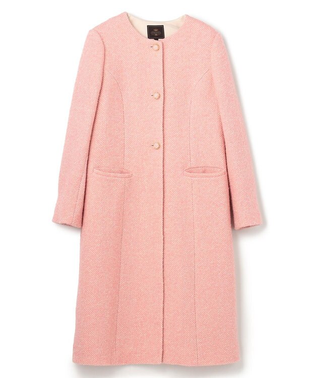 TOCCA 【消臭】SNOWBERRY POCKET TWEED コート ピンク系5