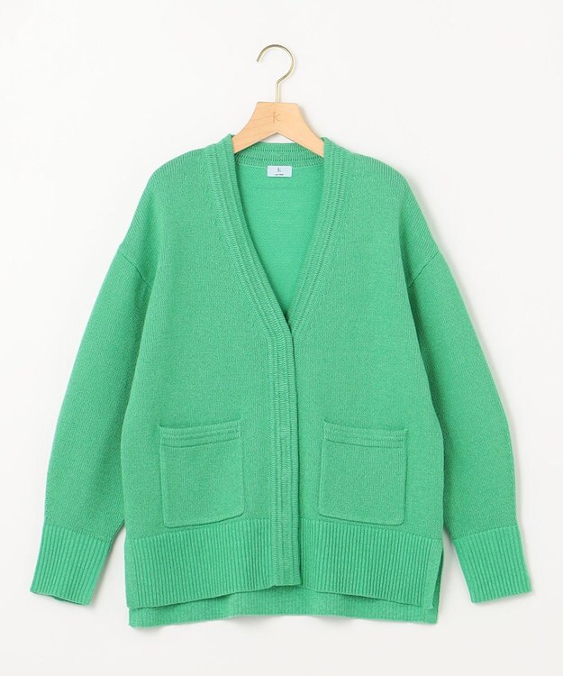 組曲 【WEB限定】SOBANEラメカーディガン グリーン系