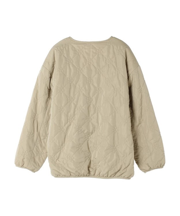 Green Parks ・ＳＵＧＡＲ　ＳＰＯＯＮ　２ｗａｙフラワーキルトブルゾン Light Khaki