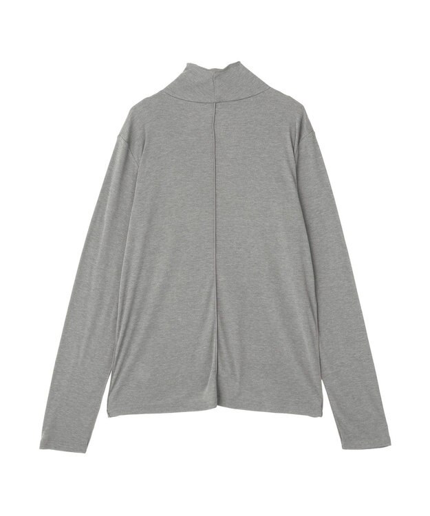 Green Parks シアーリブタートルプルオーバー Gray