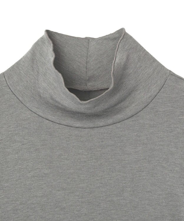 Green Parks シアーリブタートルプルオーバー Gray