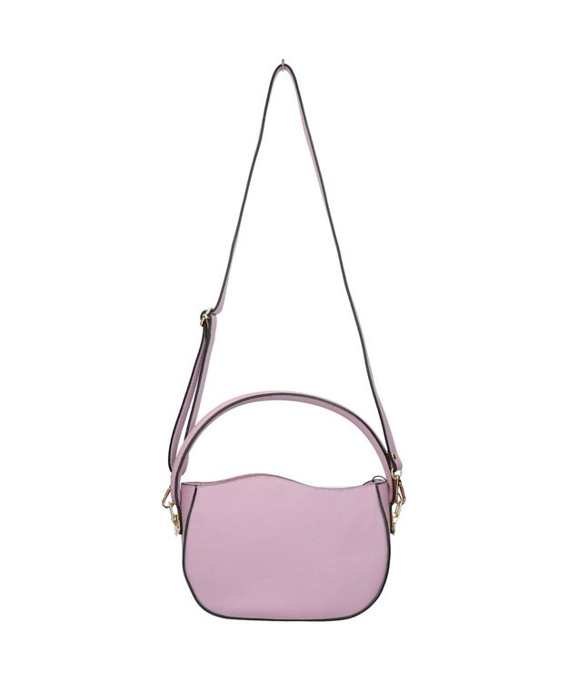 INTER-CHAUSSURES 【ANDREA CARDONE】ウェーブカットレザーハンドバッグ ラベンダー