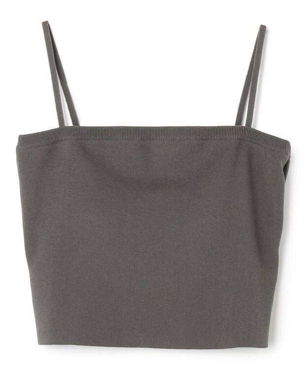 uncrave スムースニット カップ付きバンドゥ スレート