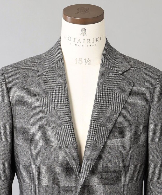 GOTAIRIKU 【山栄毛織】48クロス スーツ ライトグレー系4