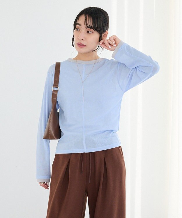 CRAFT STANDARD BOUTIQUE シアーリンガーTee Light Blue