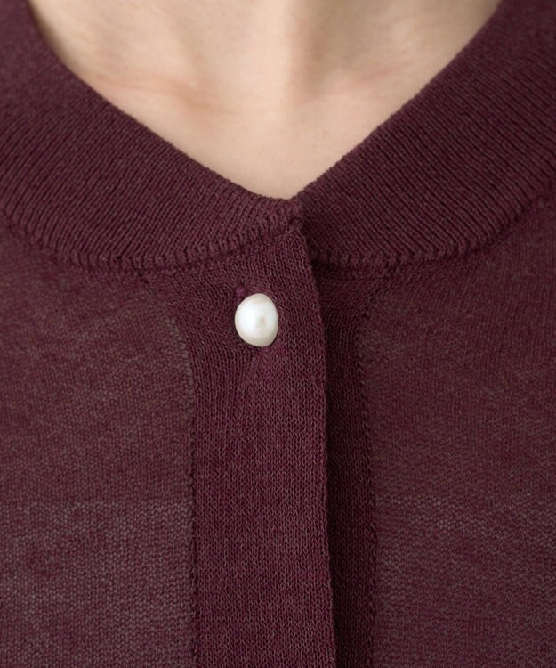 earth music&ecology 【接触冷感】シアードルマンカーディガン Brown