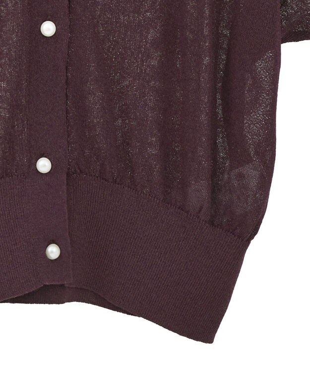 earth music&ecology 【接触冷感】シアードルマンカーディガン Brown