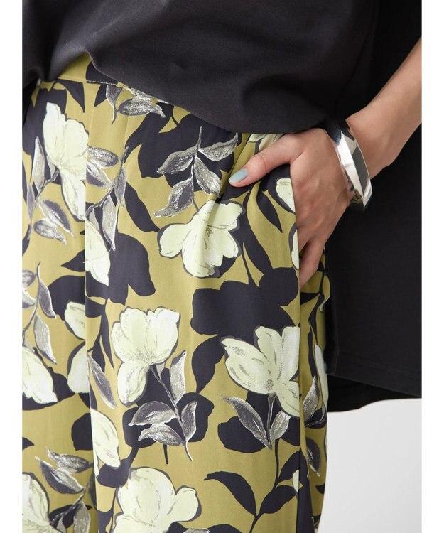 AMERICAN HOLIC イージーケア＋接触冷感プリントリラックスパンツ Light Khaki