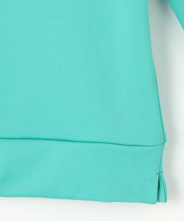 23区GOLF 冬の暖か名品トップス【WOMEN】ストレッチ 裏フリース ピーコックグリーン系