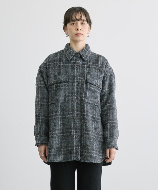 AMERICAN HOLIC シャギーＢＩＧＣＰＯ Charcoal Gray