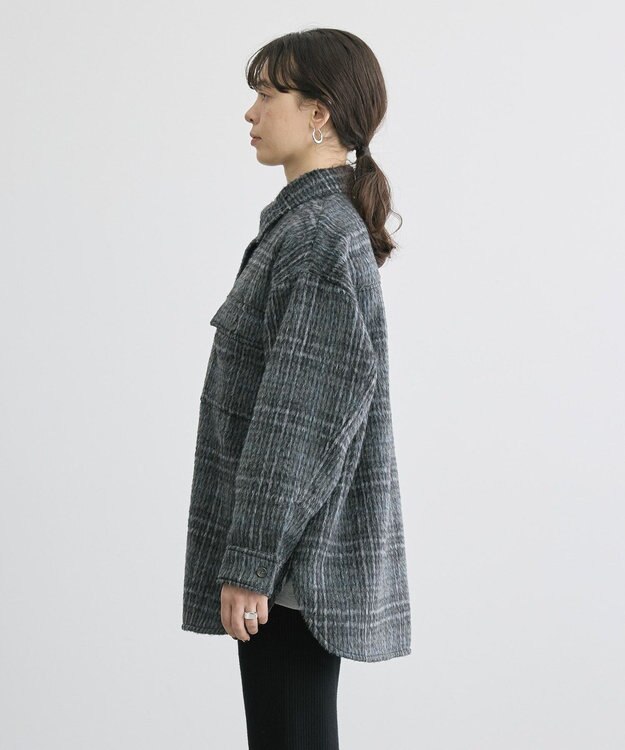 AMERICAN HOLIC シャギーＢＩＧＣＰＯ Charcoal Gray