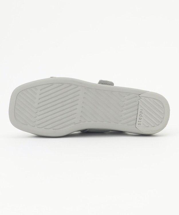 steppi 【洗える】バックルベルト サンダル グレー