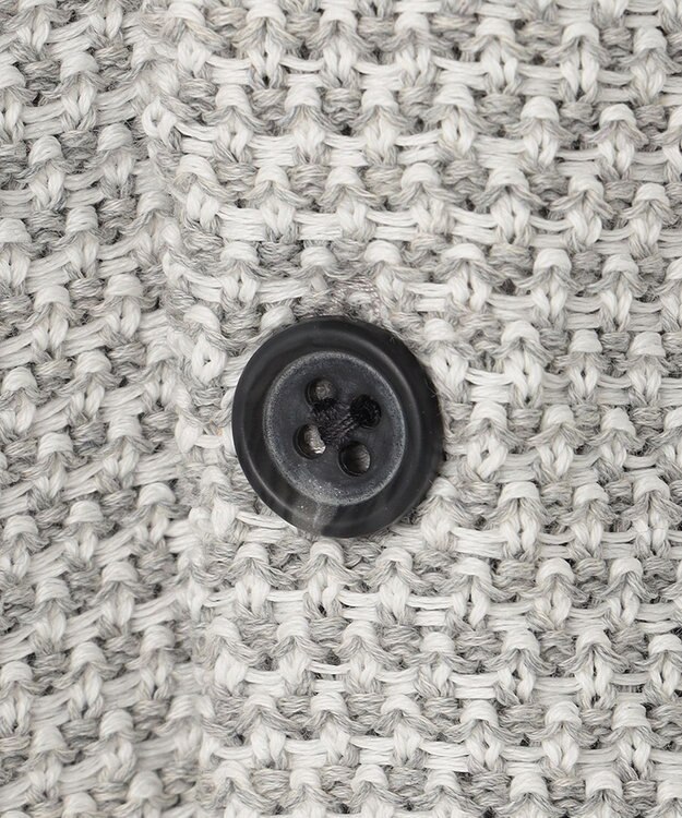 JOSEPH ABBOUD 【キングサイズ・清涼感】洗える！ストローヤーンニット ベスト ライトグレー系